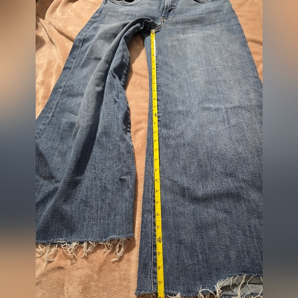 Kut from the Kloth High Rise Blake Fab Ab Super Wide Leg Jeans size 6 - Picture 5 of 8